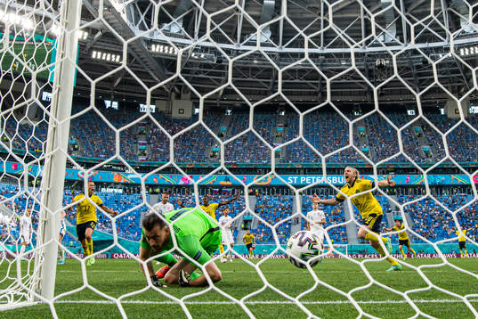 during the UEFA Euro 2020 Football Championship match