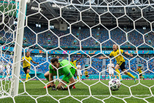 during the UEFA Euro 2020 Football Championship match