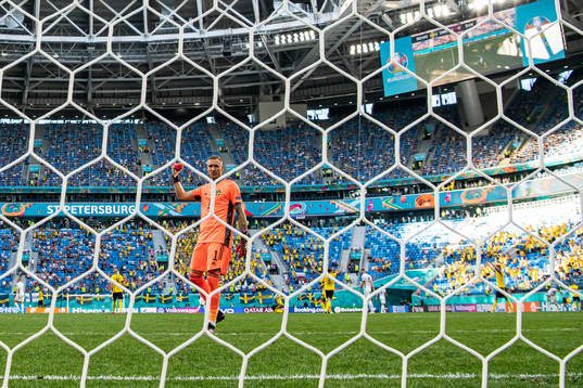 during the UEFA Euro 2020 Football Championship match