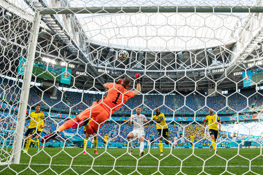during the UEFA Euro 2020 Football Championship match