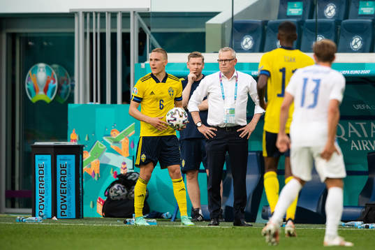 head coach Janne Andersson of Sweden