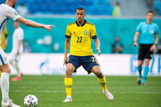 Robin Quaison of Sweden