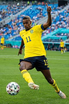 Alexander Isak of Sweden