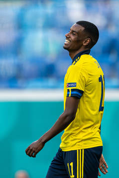 Alexander Isak of Sweden