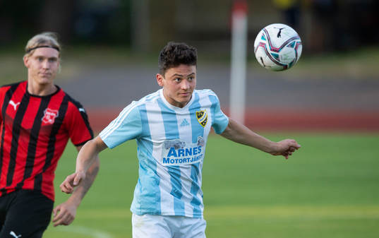 IFK Hässleholms Isak Orajärvi i matchen i div. 2 mellan