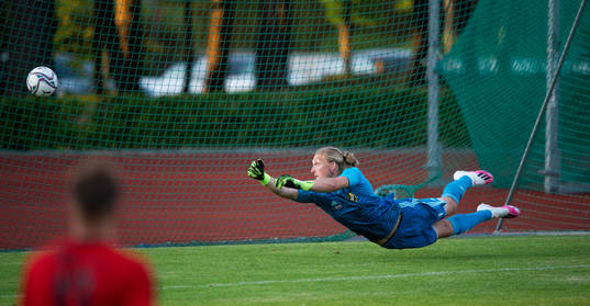 IFK Hässleholms Carl Lundahl Persson i matchen i div. 2