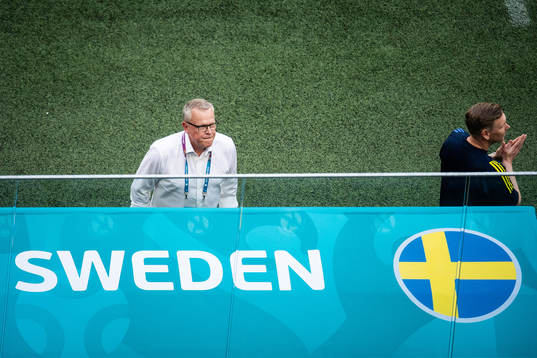 head coach Janne Andersson of Sweden