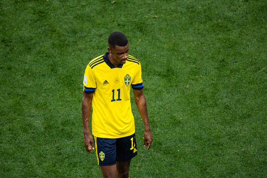 Alexander Isak of Sweden