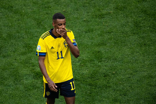Alexander Isak of Sweden