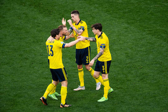 Gustav Svensson, Sebastian Larsson, Mikael Lustig and