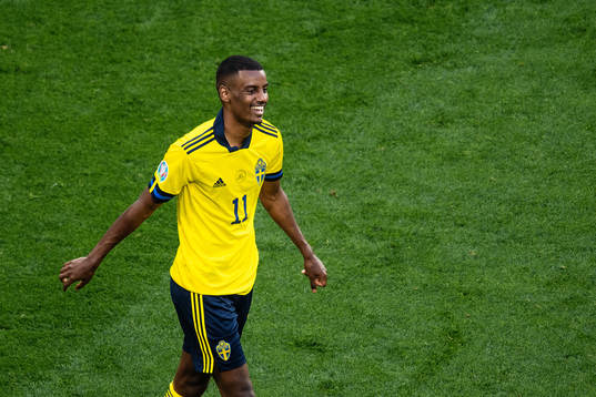 Alexander Isak of Sweden
