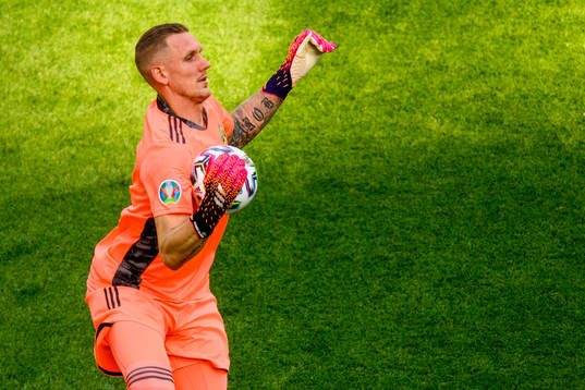 Goalkeeper Robin Olsen of Sweden