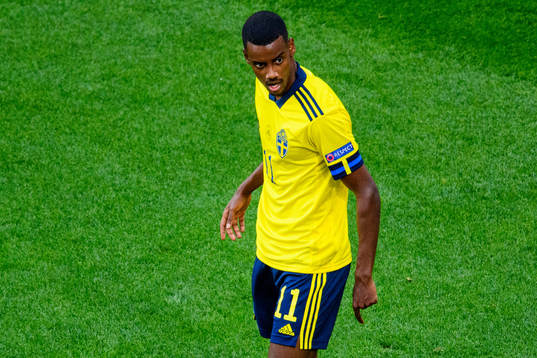 Alexander Isak of Sweden