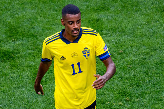 Alexander Isak of Sweden