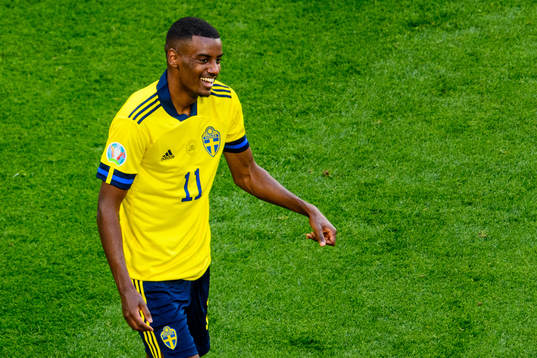 Alexander Isak of Sweden