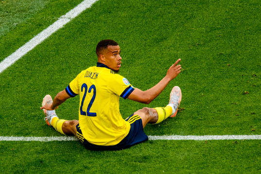 Robin Quaison of Sweden