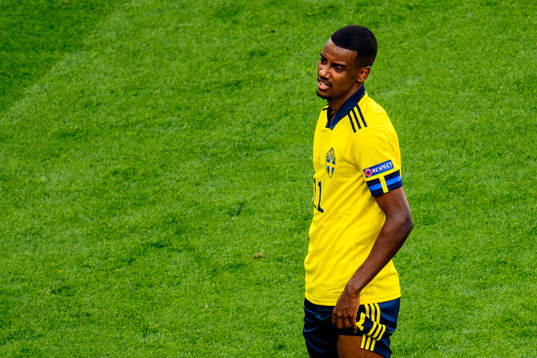 Alexander Isak of Sweden