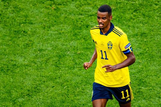 Alexander Isak of Sweden