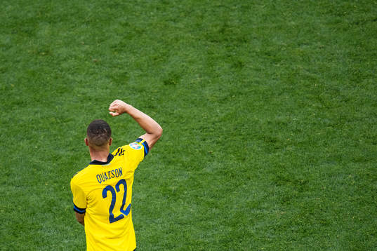 Robin Quaison of Sweden