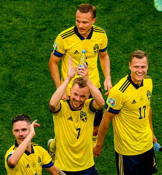 Mikael Lustig, Sebastian Larsson, Pierre Bengtsson and