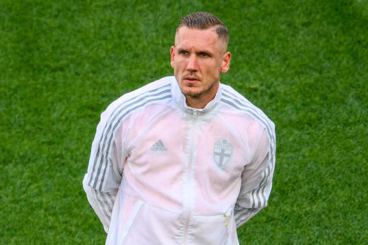 Goalkeeper Robin Olsen of Sweden
