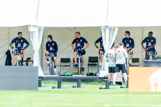 Marcus Berg, Kristoffer Olsson, Ludwig Augustinsson, Mikael