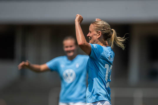 Malmö FFs Annelie Nilsson jublar