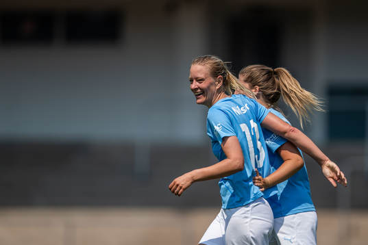Malmö FFs Annelie Nilsson jublar