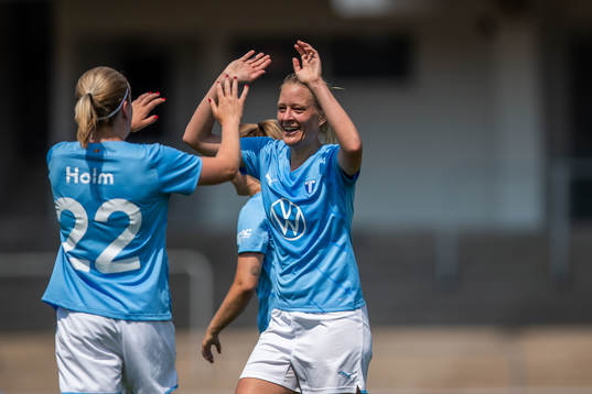 Malmö FFs Annelie Nilsson jublar