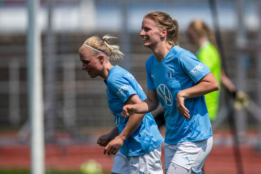 Malmö FFs Amanda Kander jublar