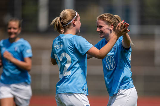 Malmö FFs Amanda Kander jublar