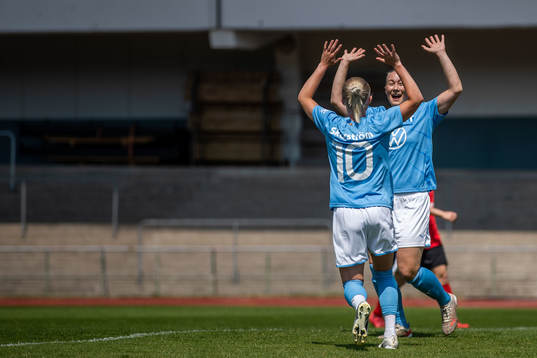 Malmö FFs Madeleine Hejde jublar