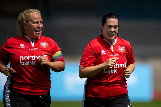 Lindeborgs Sofia Jönsson och Cleo Olsson Jernsgård