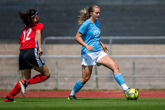 Lindeborgs Maja Sundqvist och Malmö FFs Ida Lyberg