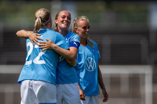 Malmö FFs Beatrice Andersson jublar