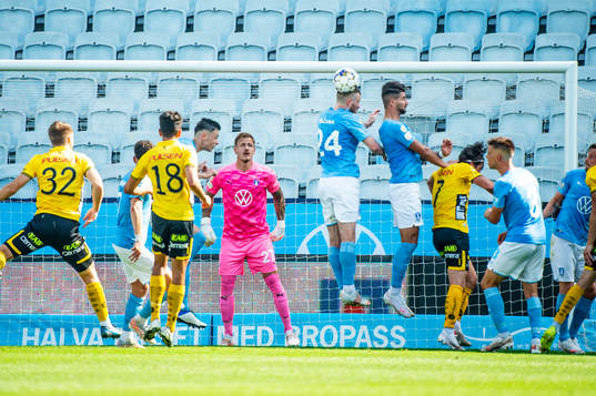 Malmö FFs målvakt Johan Dahlin