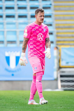 Malmö FFs målvakt Johan Dahlin