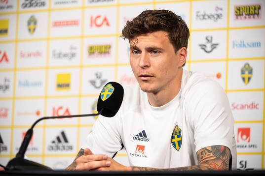 Victor Nilsson Lindelöf of the Swedish national football