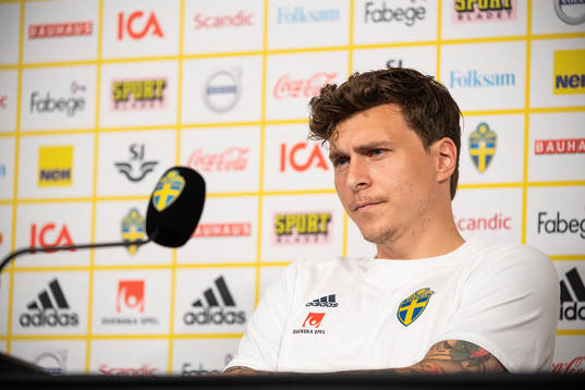 Victor Nilsson Lindelöf of the Swedish national football