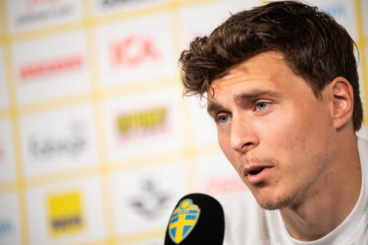 Victor Nilsson Lindelöf of the Swedish national football