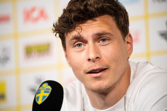 Victor Nilsson Lindelöf of the Swedish national football