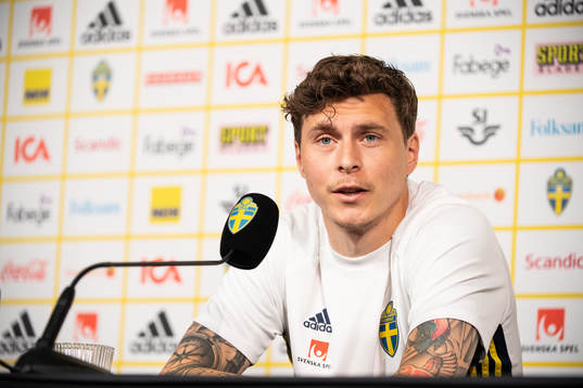 Victor Nilsson Lindelöf of the Swedish national football