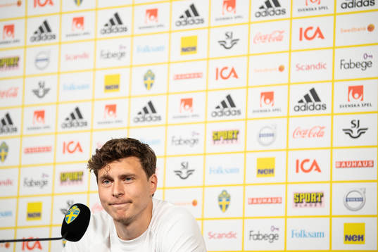 Victor Nilsson Lindelöf of the Swedish national football