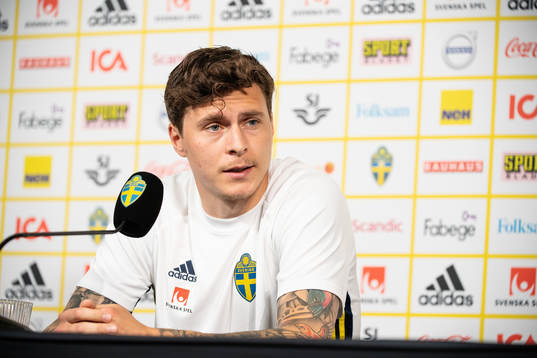 Victor Nilsson Lindelöf of the Swedish national football