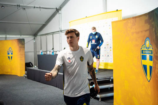 Victor Nilsson Lindelöf of the Swedish national football