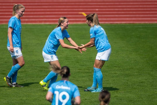 Malmö FFs Elvira Ramel jublar