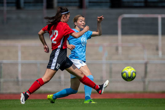 Lindeborgs Maja Sundqvist och Malmö FFs Elvira Ramel