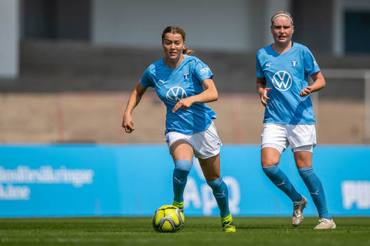 Malmö FFs Elvira Ramel och Rebecka Holm