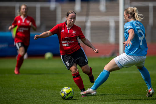 Lindeborgs Matilda Nilsson och Malmö FFs Madeleine Hejde
