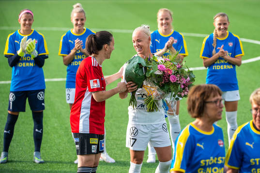 Rosengårds Caroline Seger hyllas för rekordet i matcher i